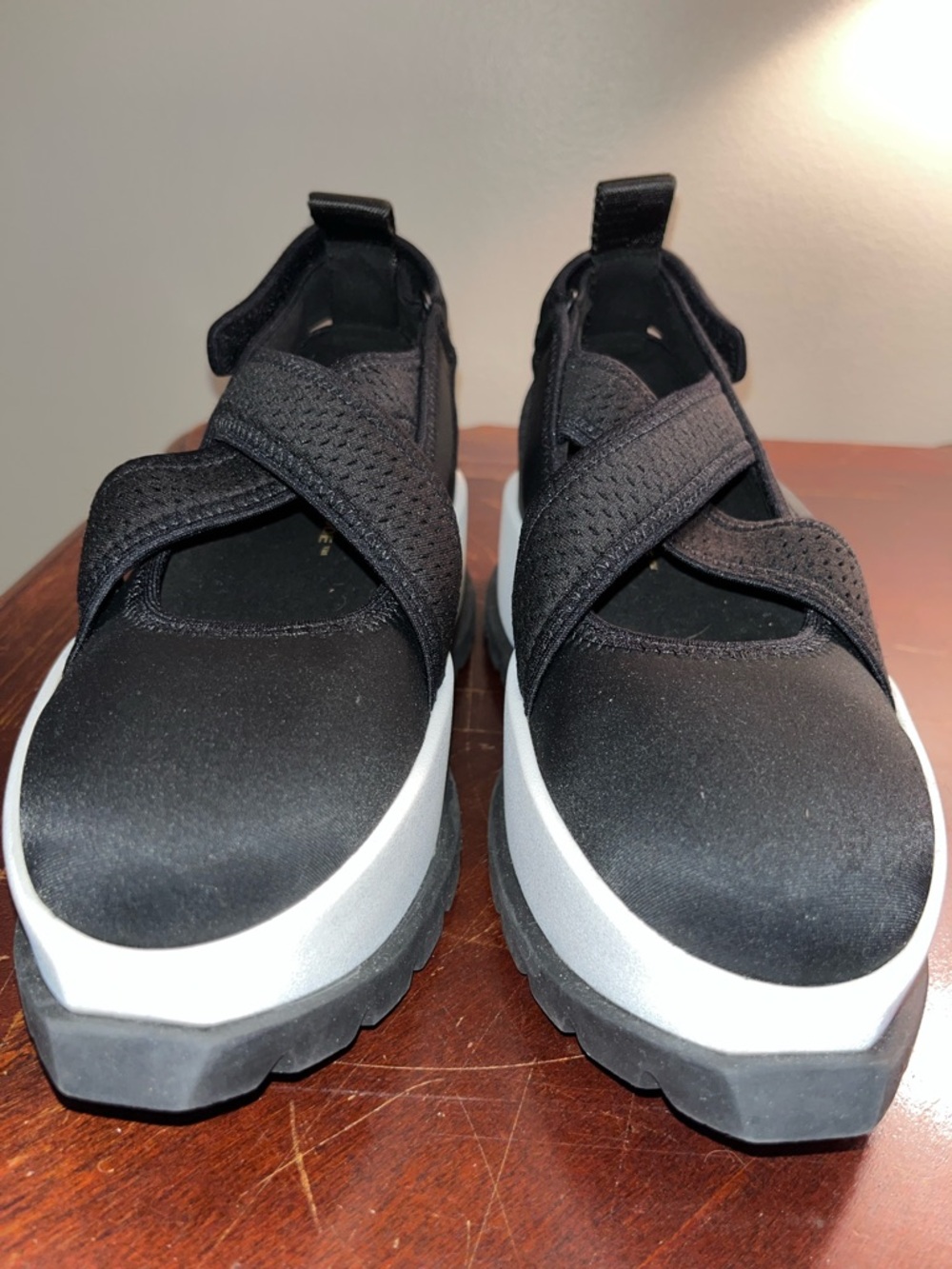 United Nude Black and White Platform Mary Jane Sneakers - Picture 6 of 8